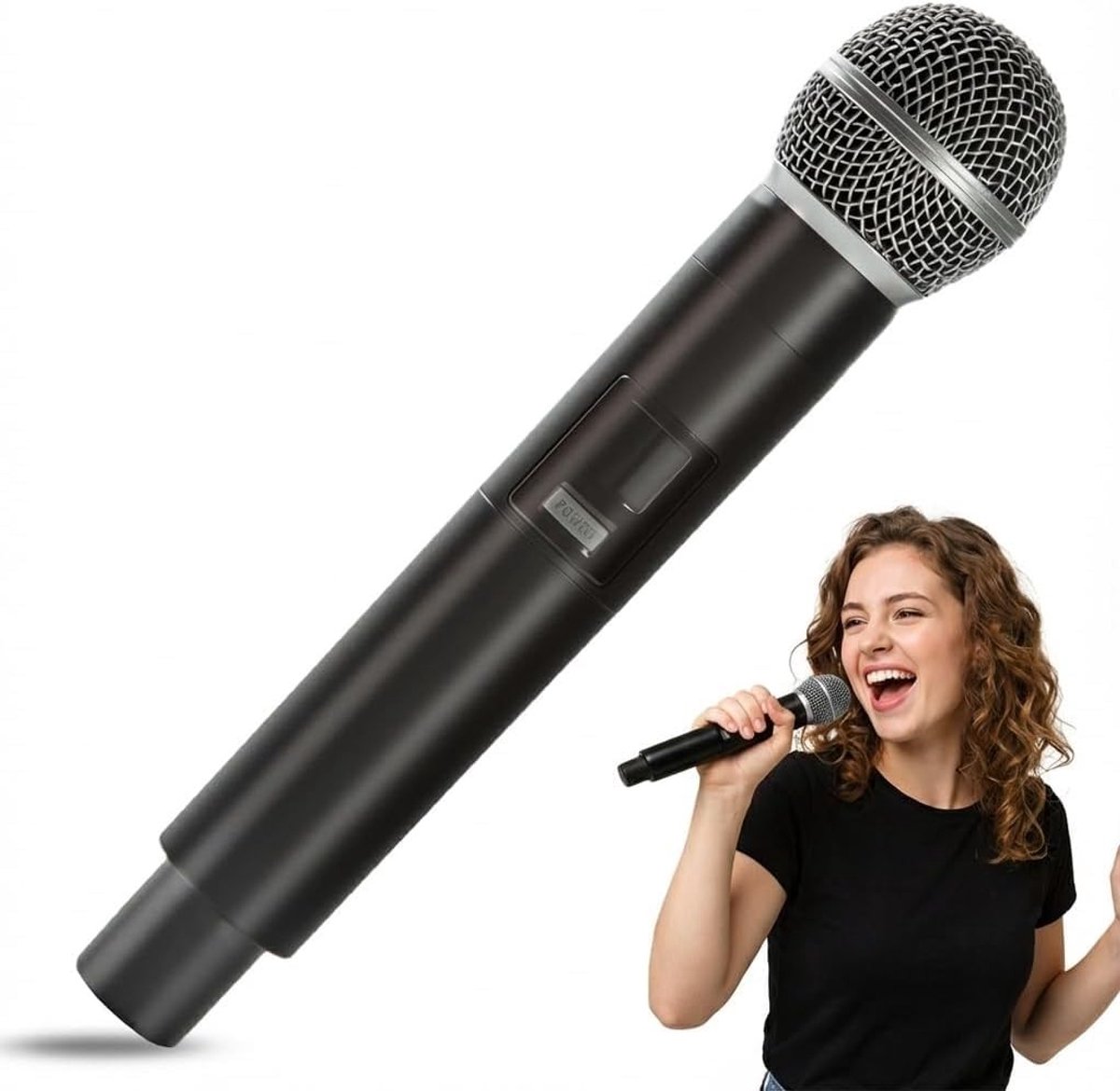 Solidchoice - Speelgoedmicrofoon voor Kinderen voor Karaoke