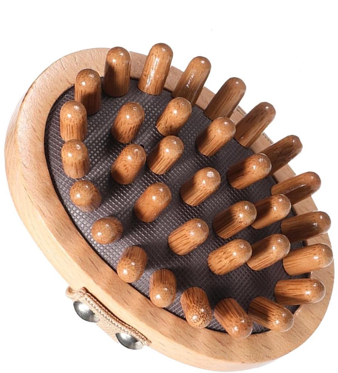 Solidchoice - Houten Hoofdhuidborstel voor Massage en Haargroei