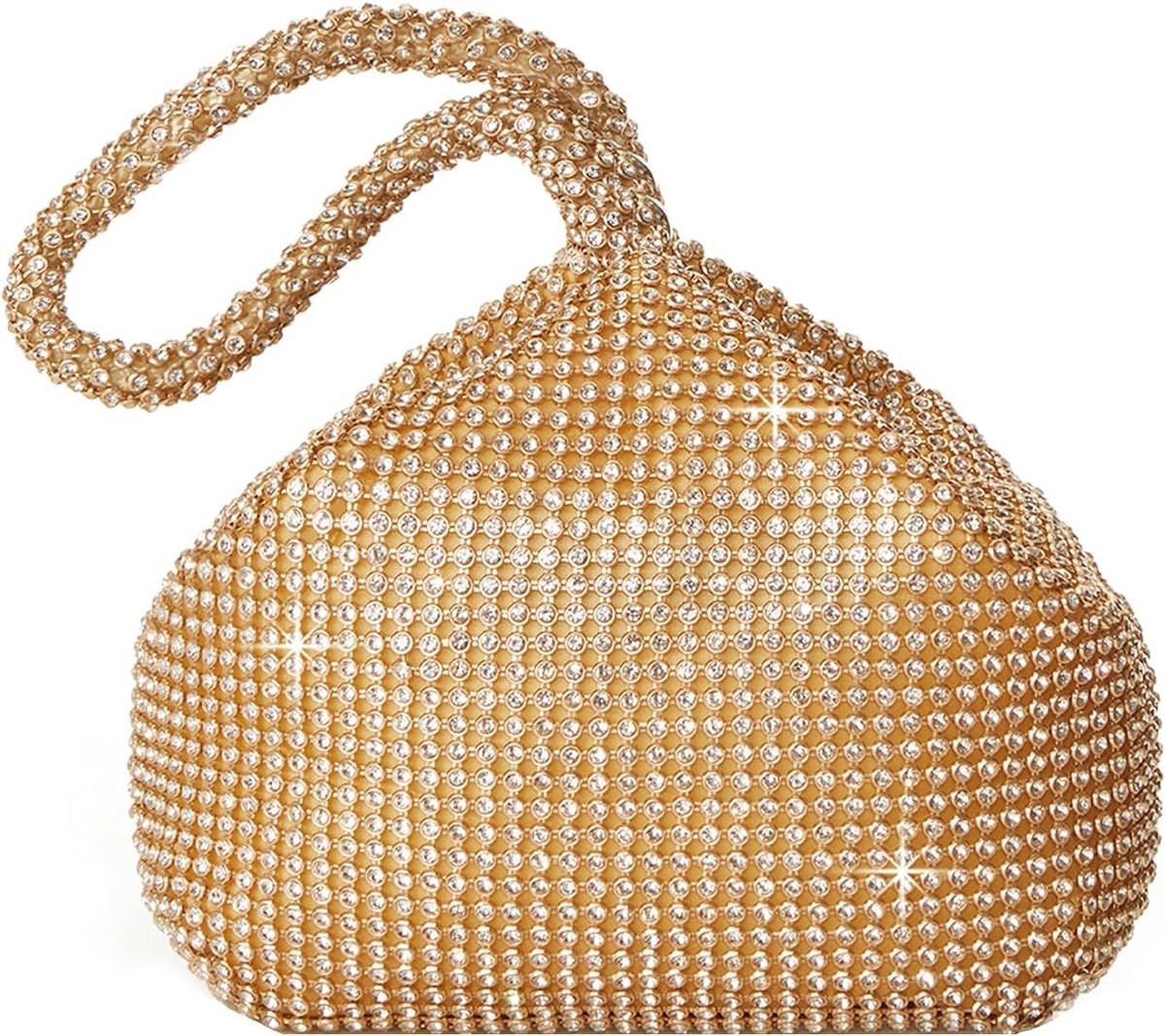 Clutch tas - 1920s Flapper - pauwen glitter pailletten - avondtas voor bruiloften - ShopVlot