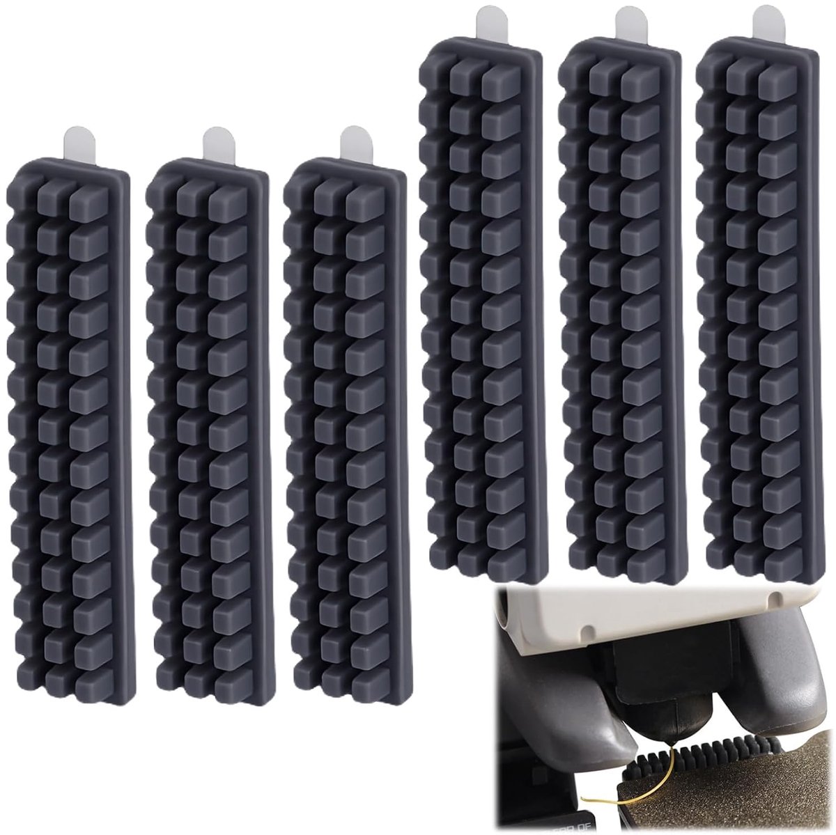 Nozzle reinigingsborstels - silicone wiper - set van 6 - optimale printeronderhoud - ShopVlot