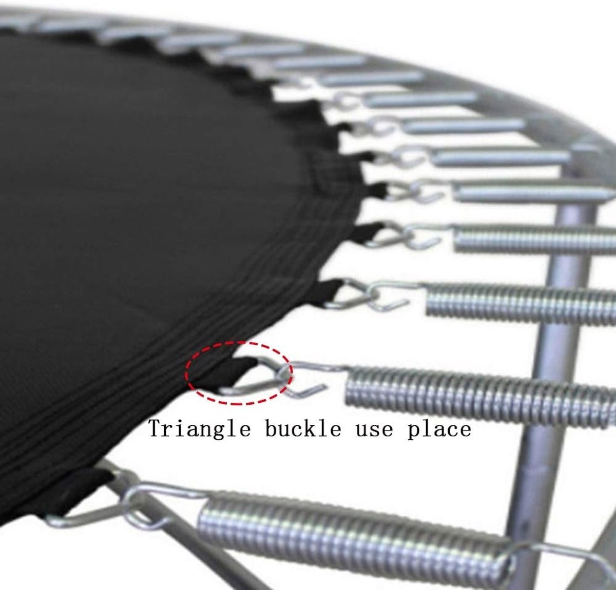 Veer voor Trampoline - 14 cm - Gegalvaniseerd Koolstofstaal - Voor Trampoline Accessoires