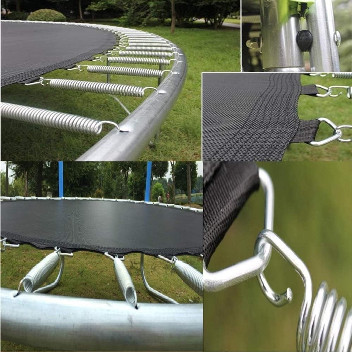 Trampoline Veren - Zwaar Verzinkt - 152 mm - Roestbestendig Metaal - Voor Trampolines