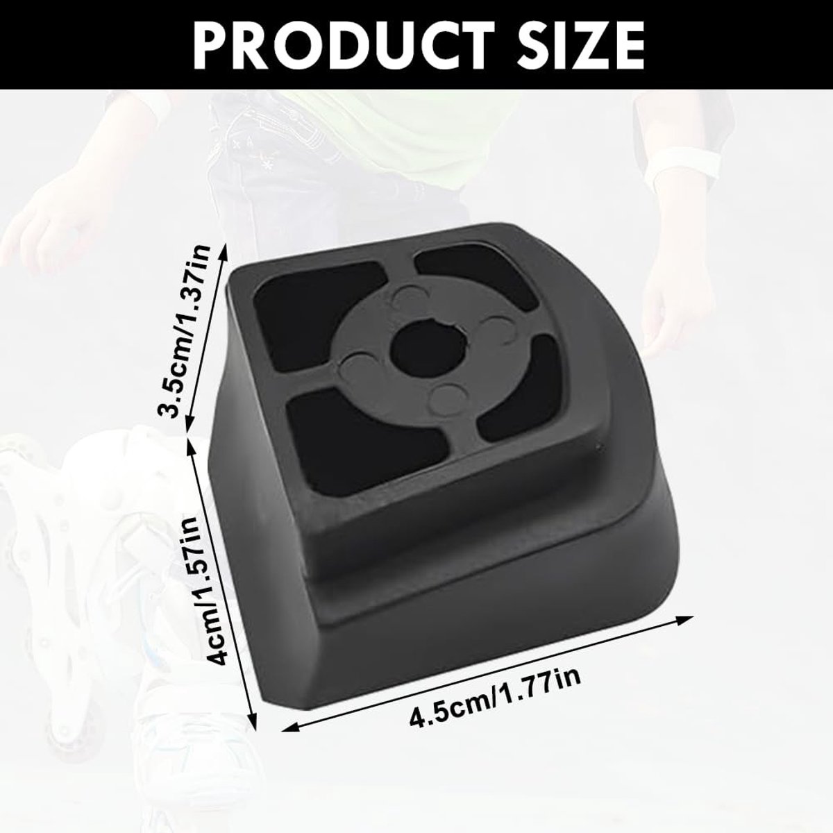 Solidchoice - Set van 4 Universele Achterrem Pads voor Inline Skates