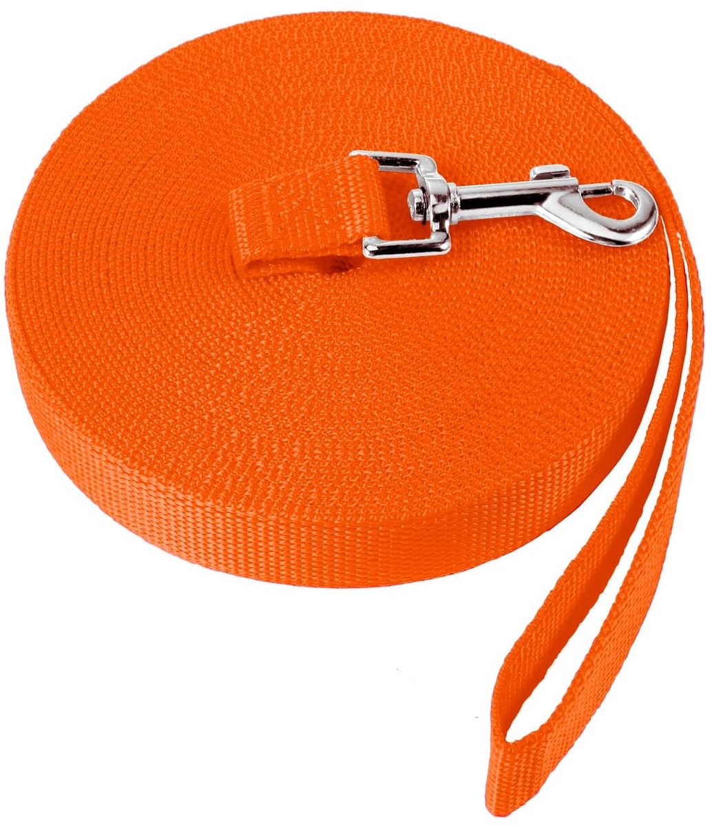 Solidchoice - Extra Lange Trainingslijn voor Honden in Oranje