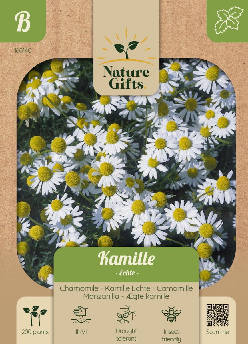 Kamille Echte kruidenzaad Nature Gifts Baltus