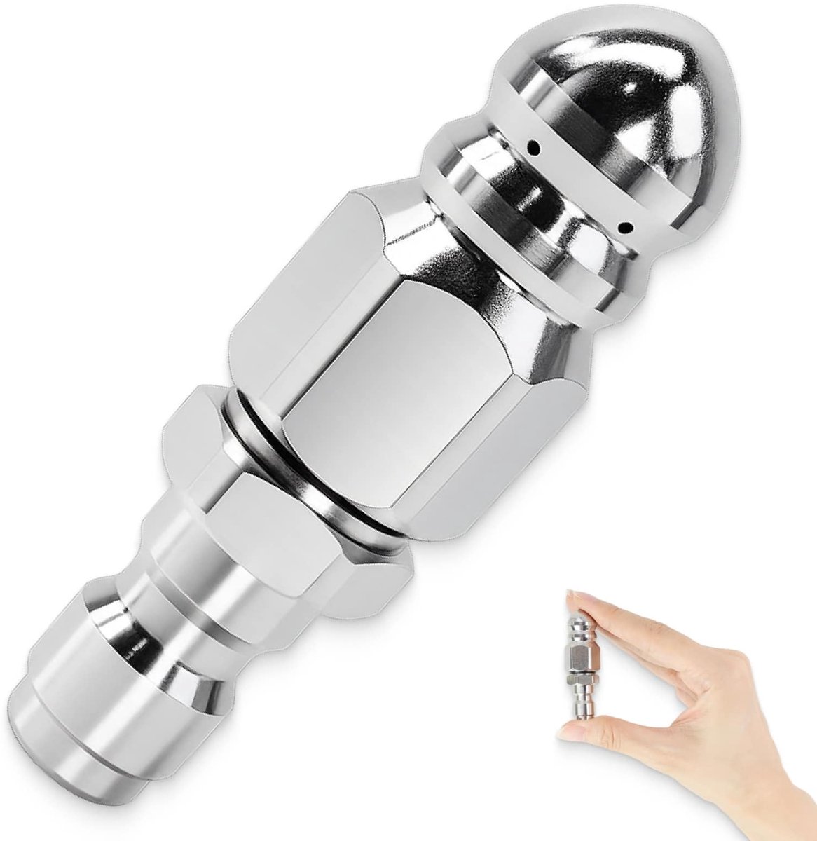 Solidchoice - RVS Hogedruk Afvoerpijp Spuitmond voor Hogedrukreiniger