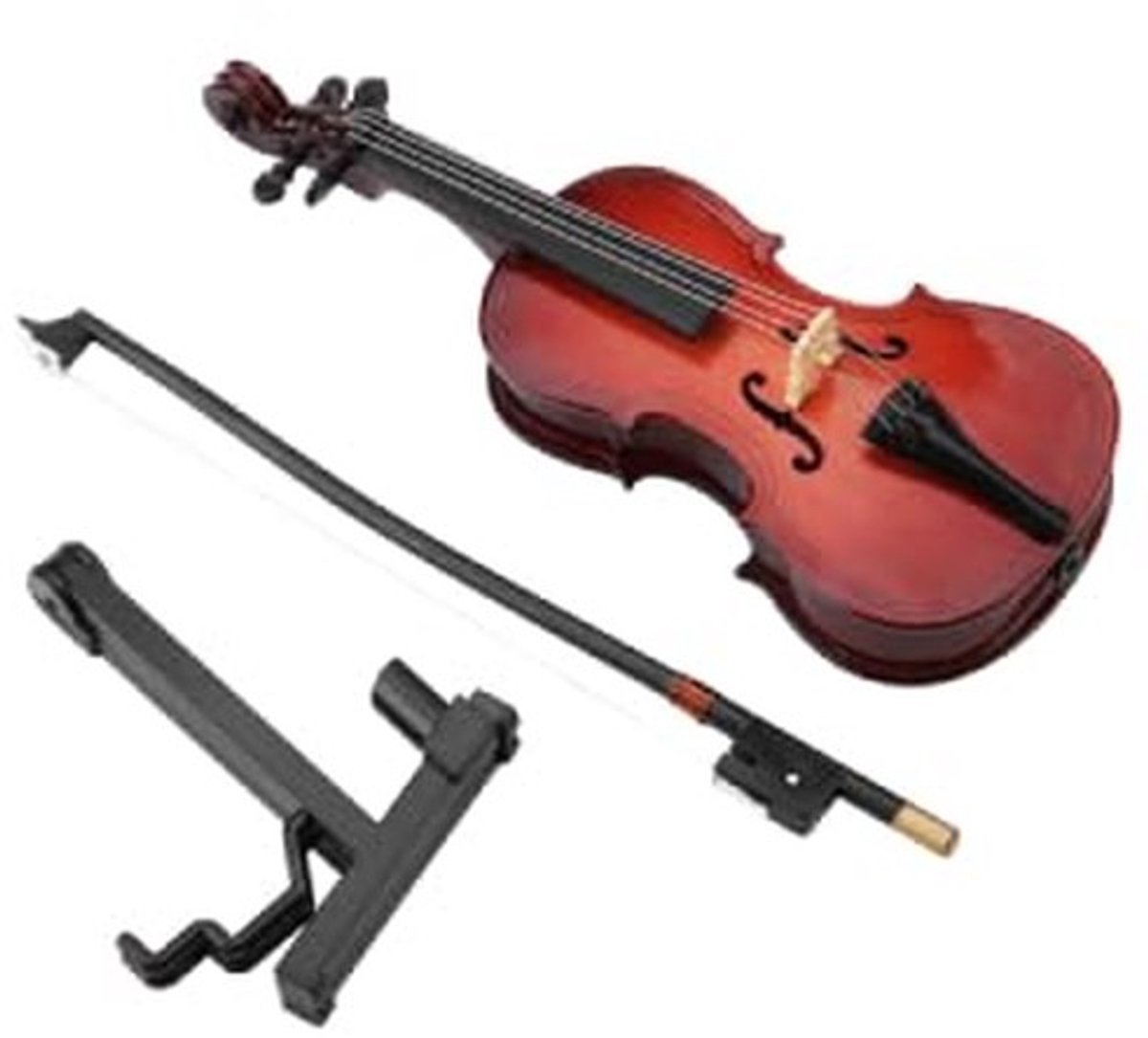Solidchoice - Miniatuur Houten Cello als Decoratief Object