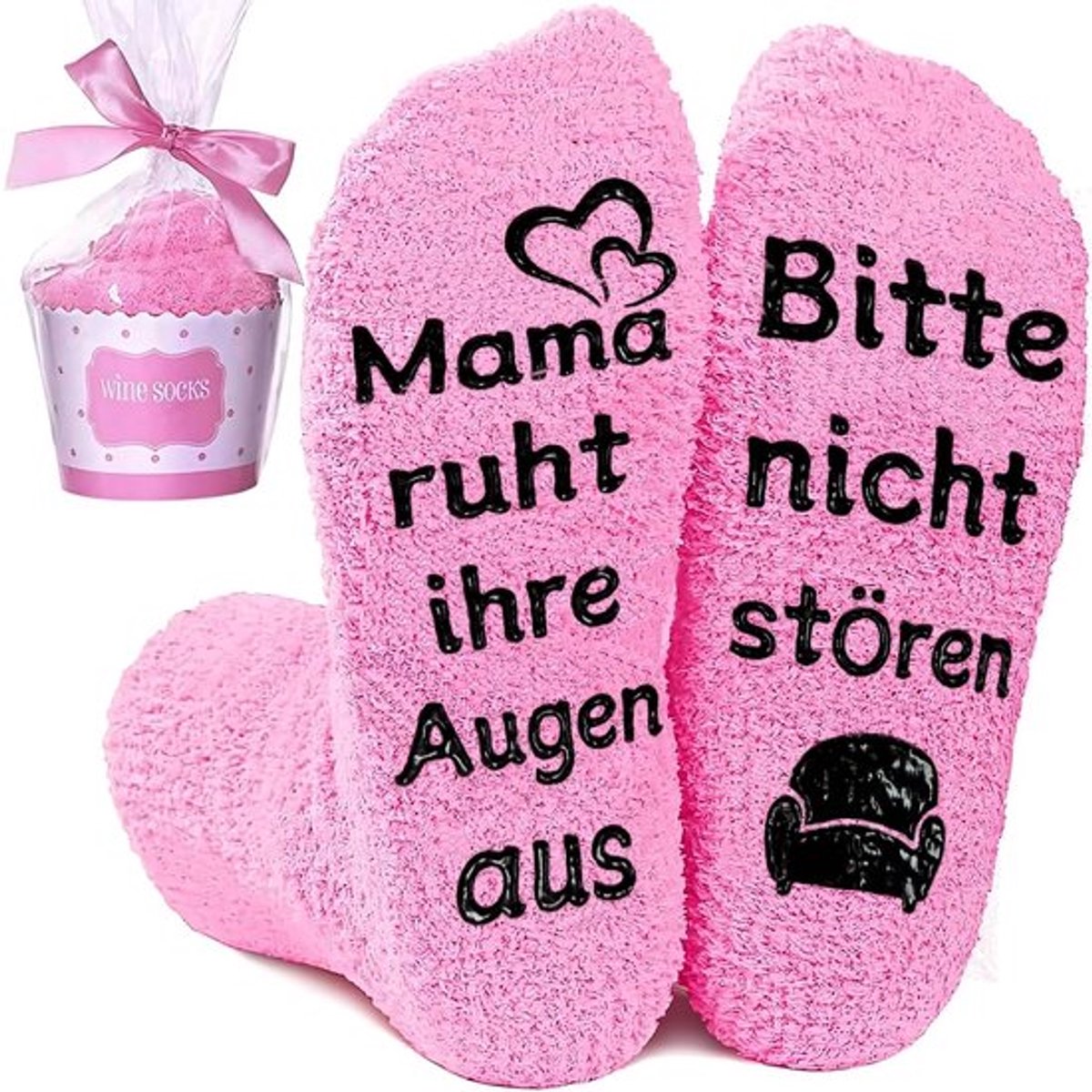 Moederdagcadeau Uniek - Sokken voor Vrouwen - Cadeau voor Mama - Zacht Koraalfleece - Praktisch Aandenken - Liefdevol Design
