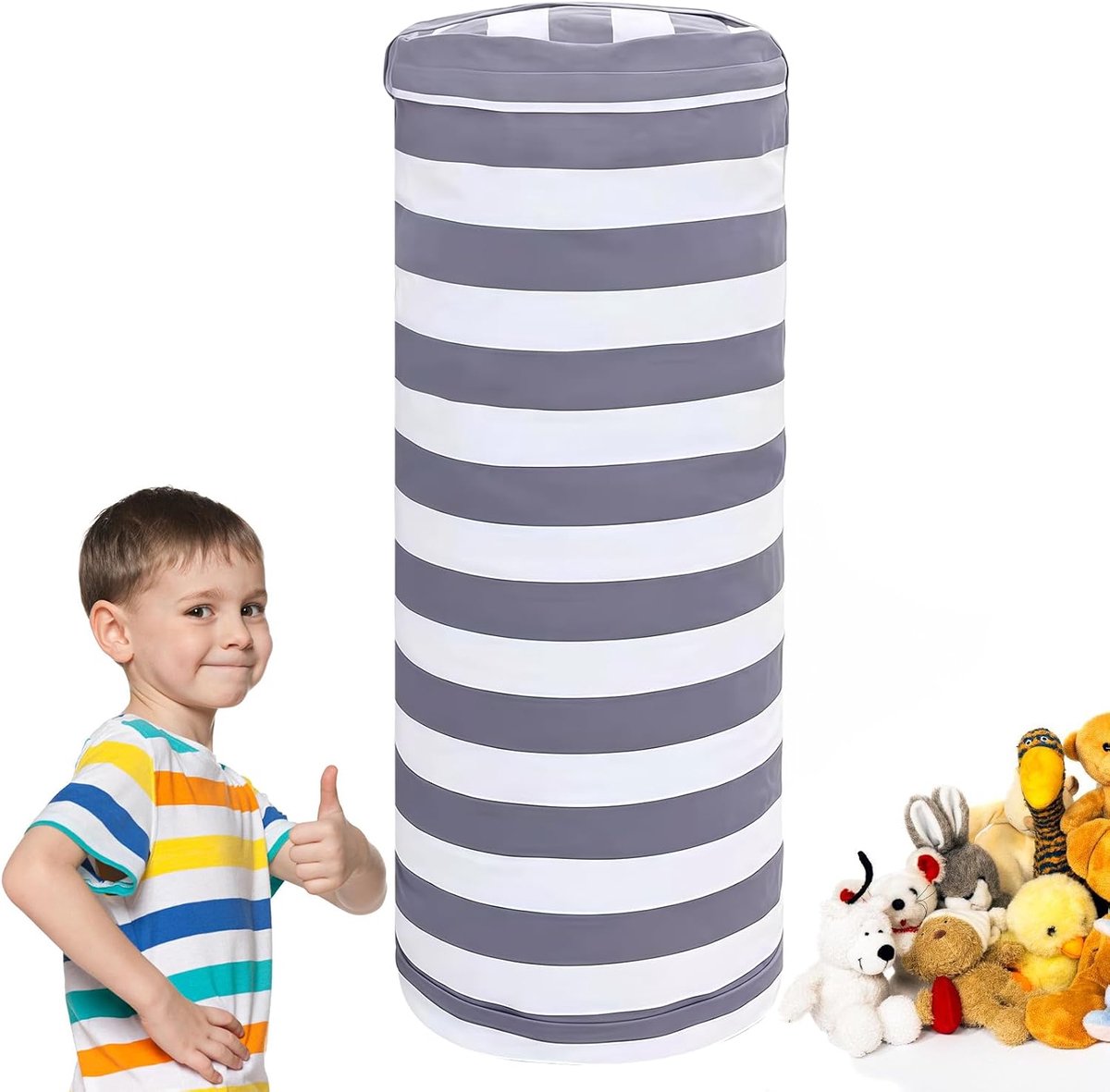 Zitzak kinderkamer 13.7 x 39.5 cm - multifunctionele zitzakhoes - speelgoedopslag - ideaal voor lezen - ShopVlot