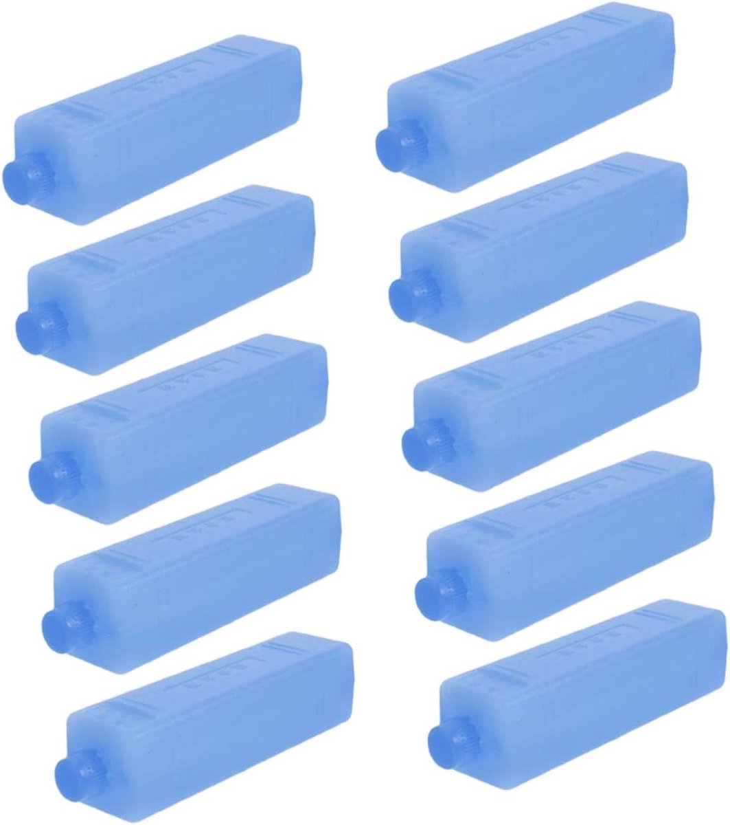 Kleine Koelelementen - Vriesblokken - Eten Koel Houden - Herbruikbaar - 10 Stuks - Blauw