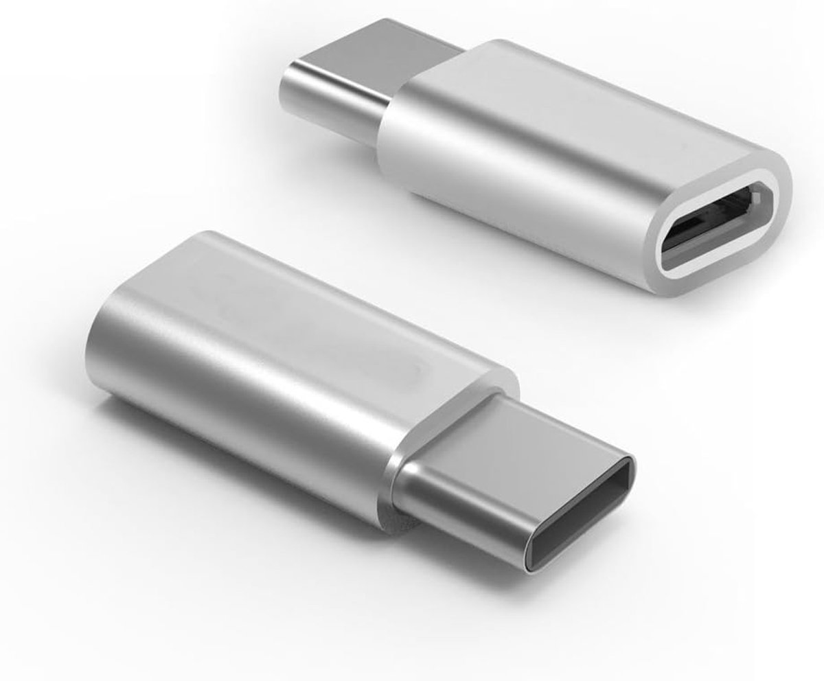 Micro USB naar USB 3.1 Type-C Adapter - Compact en Lichtgewicht - Makkelijk aan te sluiten - ShopVlot