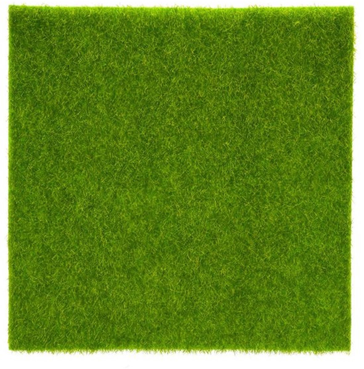 Kunstgras 30 x 30 cm - Synthetisch Gazon - Doe-het-zelf Micro-landschap - Decoratie voor Miniatuurornamenten - Veilig voor Kinderen - Onschadelijk voor Gezondheid - Nepgazon