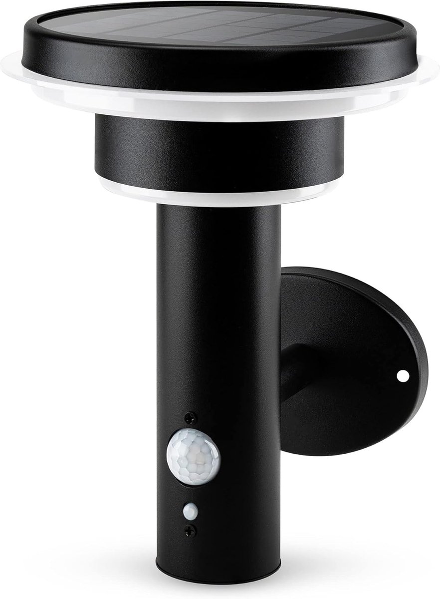 Solar LED buitenlamp met bewegingssensor - 600 lumen - IP44 waterdicht - energiezuinig verlichting - ShopVlot