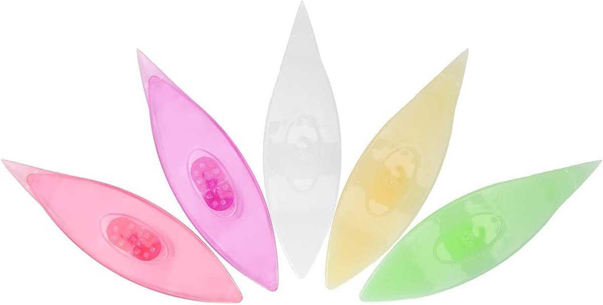 Tatting Shuttle Set 5-delig - Hoogwaardige plastic - Verschillende kleuren - Voor handgemaakt kantwerk - ShopVlot