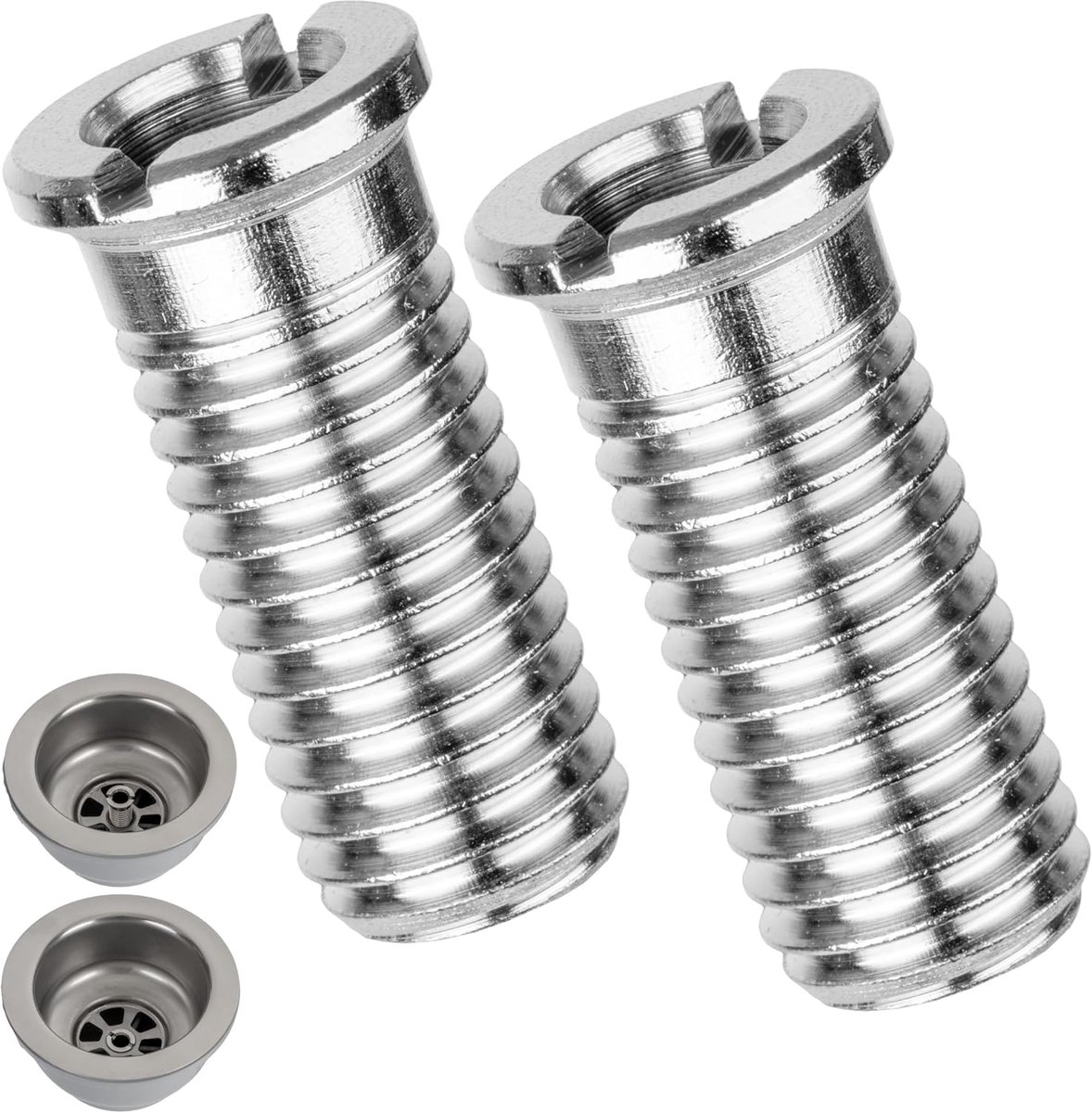Holle schroef voor zeefkorfventiel M12 x 1,5 x 30 mm - messing - regelschroefdraad - ShopVlot