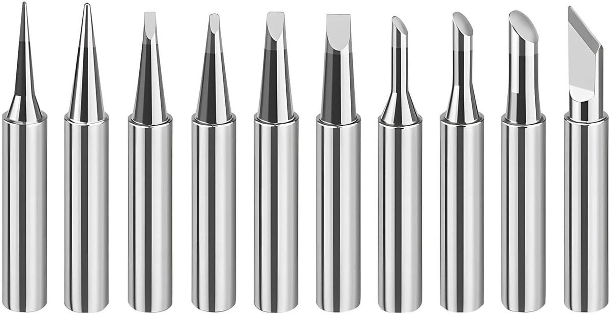 Soldeerpunten set 10 stuks - 900m vervangingspunten - veelzijdige applicaties - precisie solderen - m-winkel
