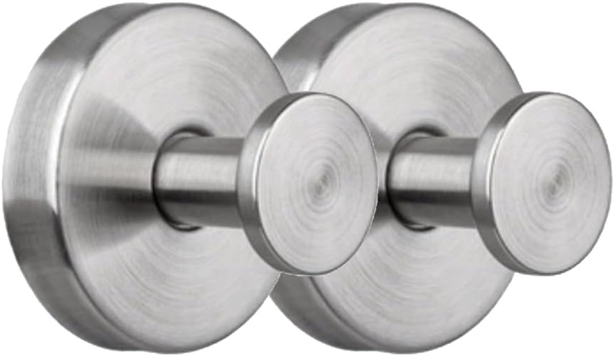 Suction cup haken set van 2 - sterke zuignap - multifunctionele wandhaak - ideaal voor badkamer of keuken - ShopVlot