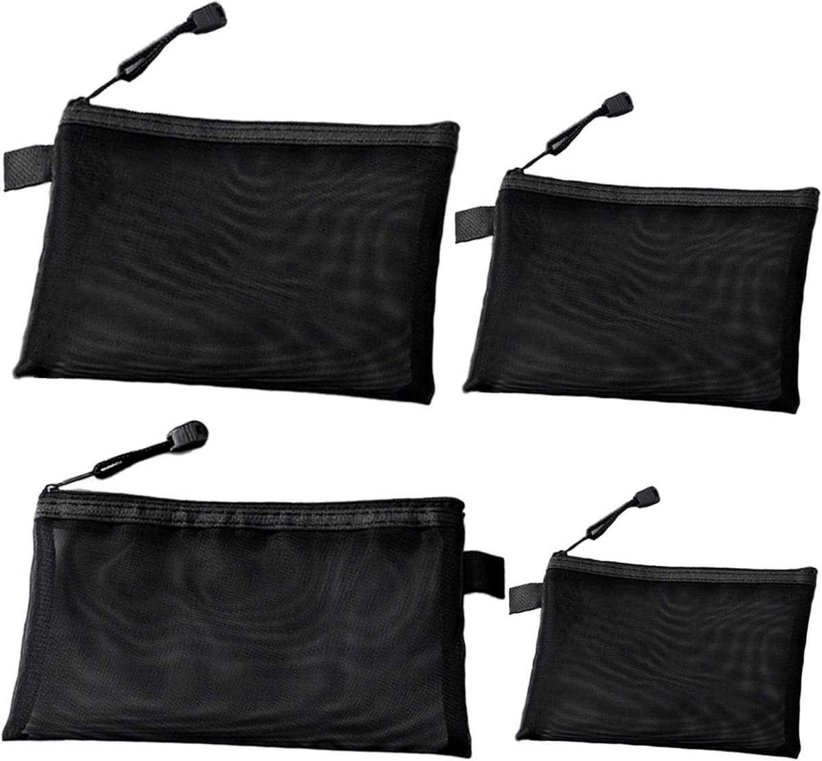 Cosmetic bags set 4 stuks - multifunctionele organizers - geschikt voor mannen en vrouwen - ideaal voor reizen - ShopVlot