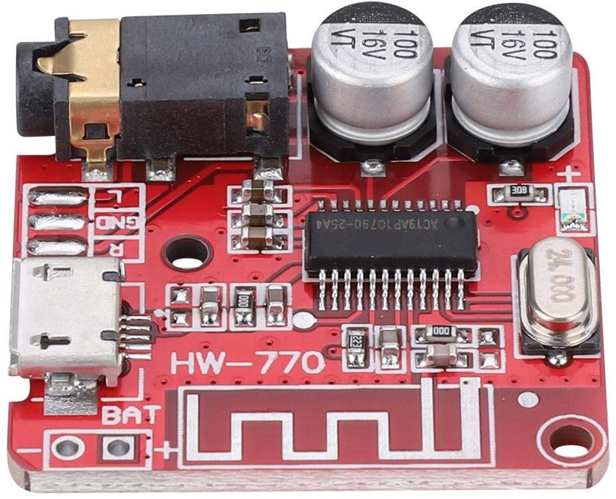 Versterker module Bluetooth 4.1 - DIY universeel - micro USB 5V - ideaal voor speakers - ShopVlot