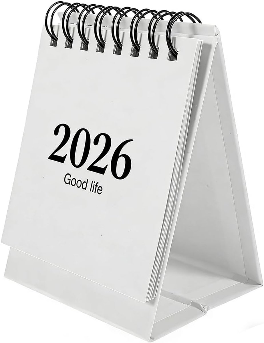Tafelkalender 2026 - compact formaat - praktische weekplanning - ideaal voor kantoor en onderweg - ShopVlot