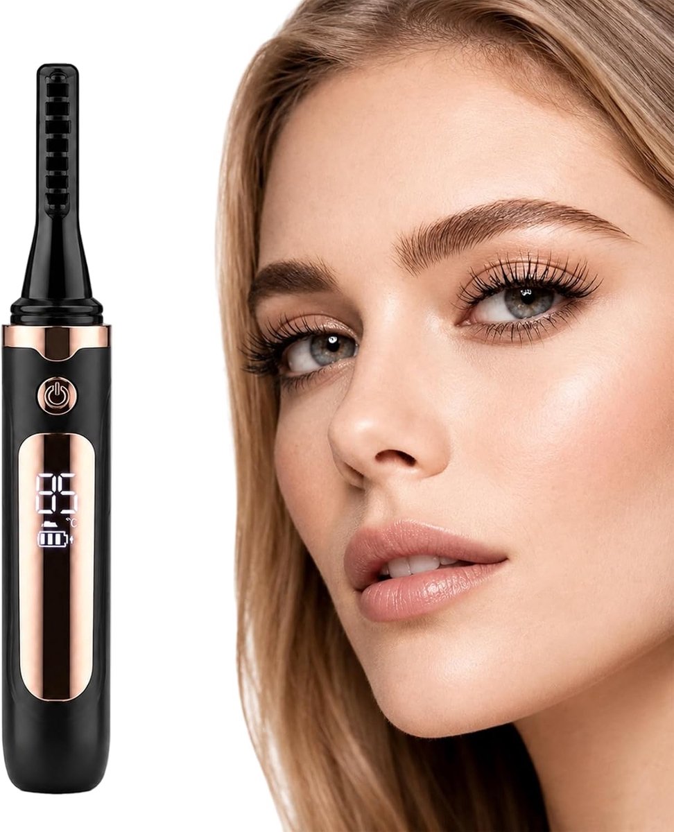 Verwarmde wimperntang - Elektrische wimpernformer - 4 temperatuurstanden - Langdurige krul tot 12 uur - ShopVlot