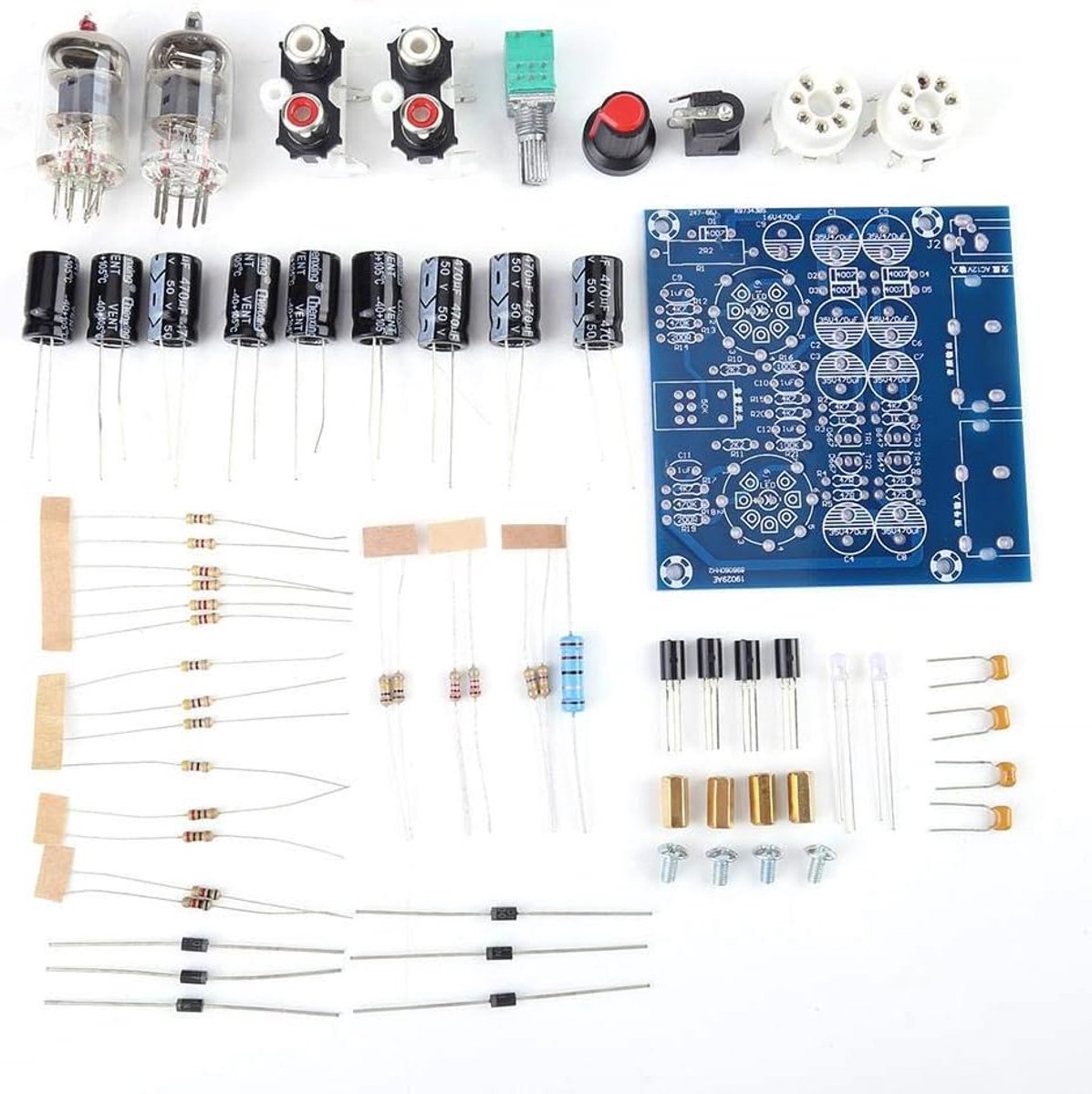 Vacuum buis preamp 6J1 - elektronische versterker - hoogwaardige onderdelen - verbeter geluidskwaliteit - ShopVlot