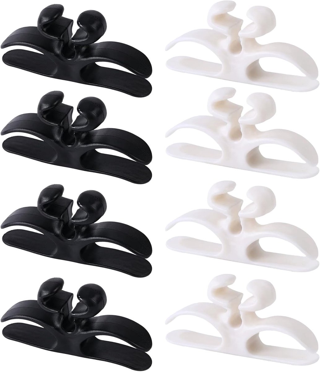 Cord Organizer, 8 stuks koord organizer voor keukenapparatuur, houder wrapper apparaten stok, zelfklevende kabel koord - ShopVlot