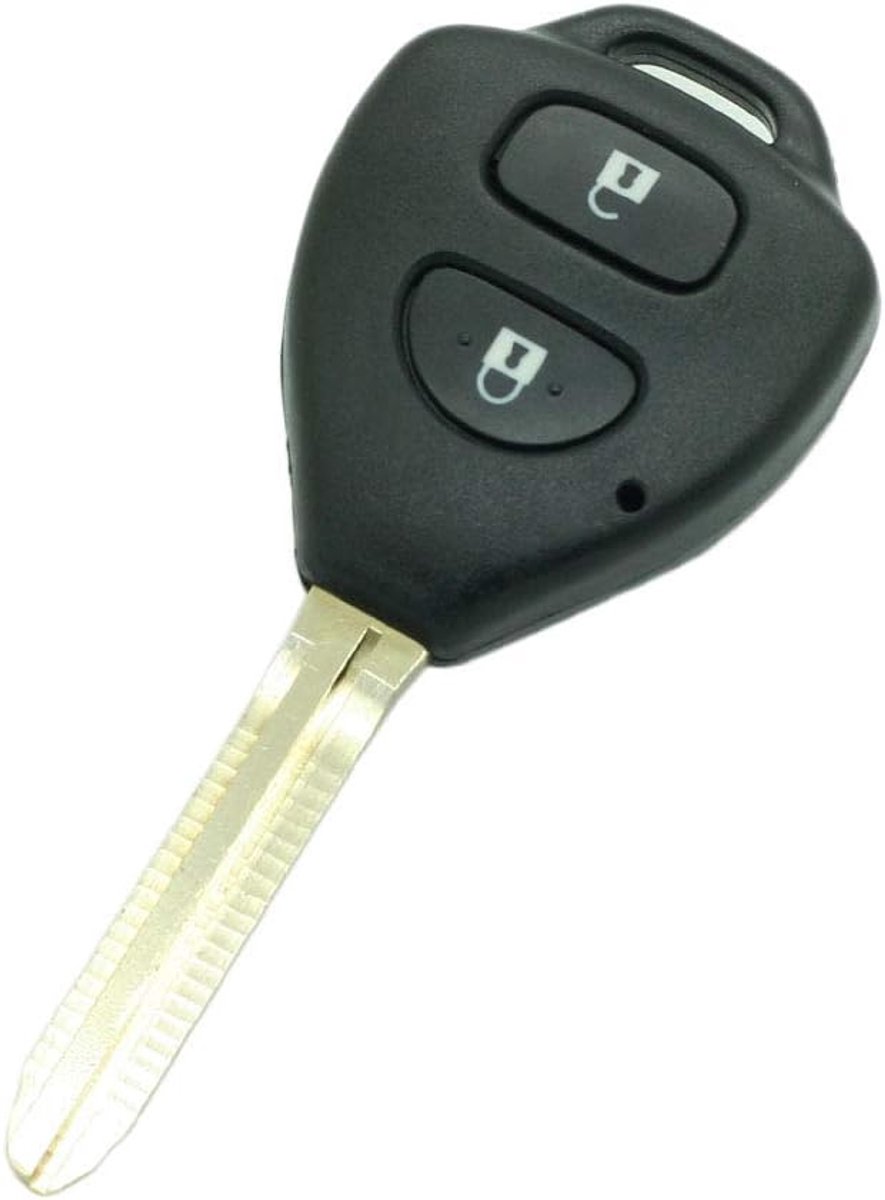 Replacement Key Shell Compatible with TOYOTA 2 Button Keyless Entry Remote Key Case Fob PG404 - ShopVlot