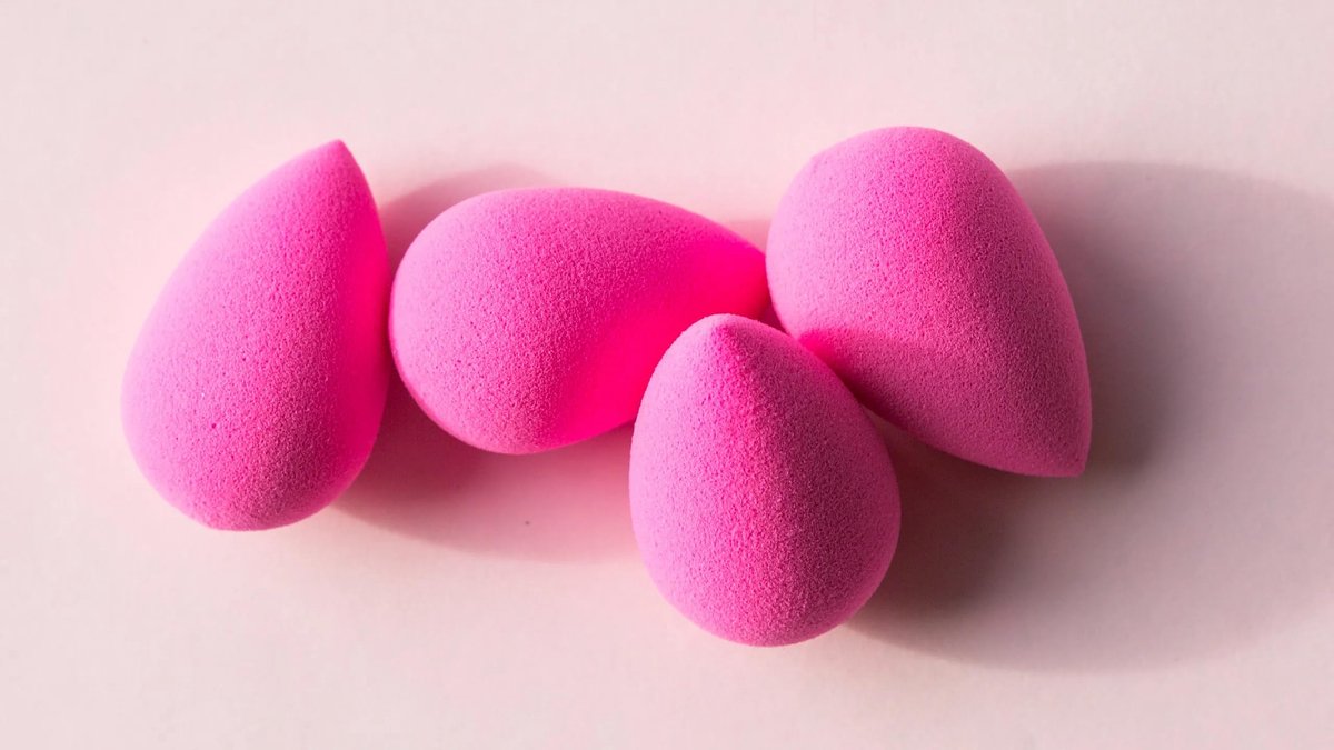 GENDA Beauty Blenders Make-up Sponzen voor Foundation, voor Crème en Poeder Blending Set van 6 Stks Roze Make-upspons - ShopVlot