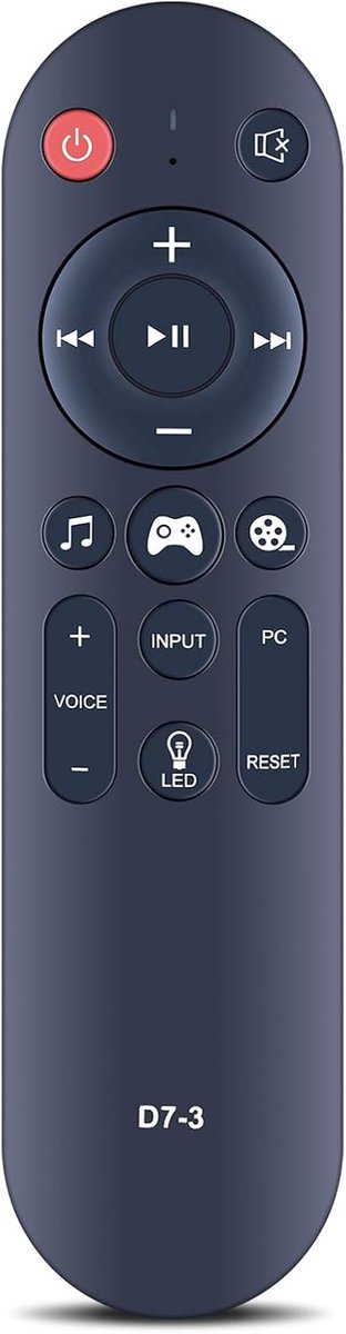 Soundbar Replacement Remote Control for MEVOSTO 2.1CH Soundbar Speaker Computer D7-3 - ShopVlot