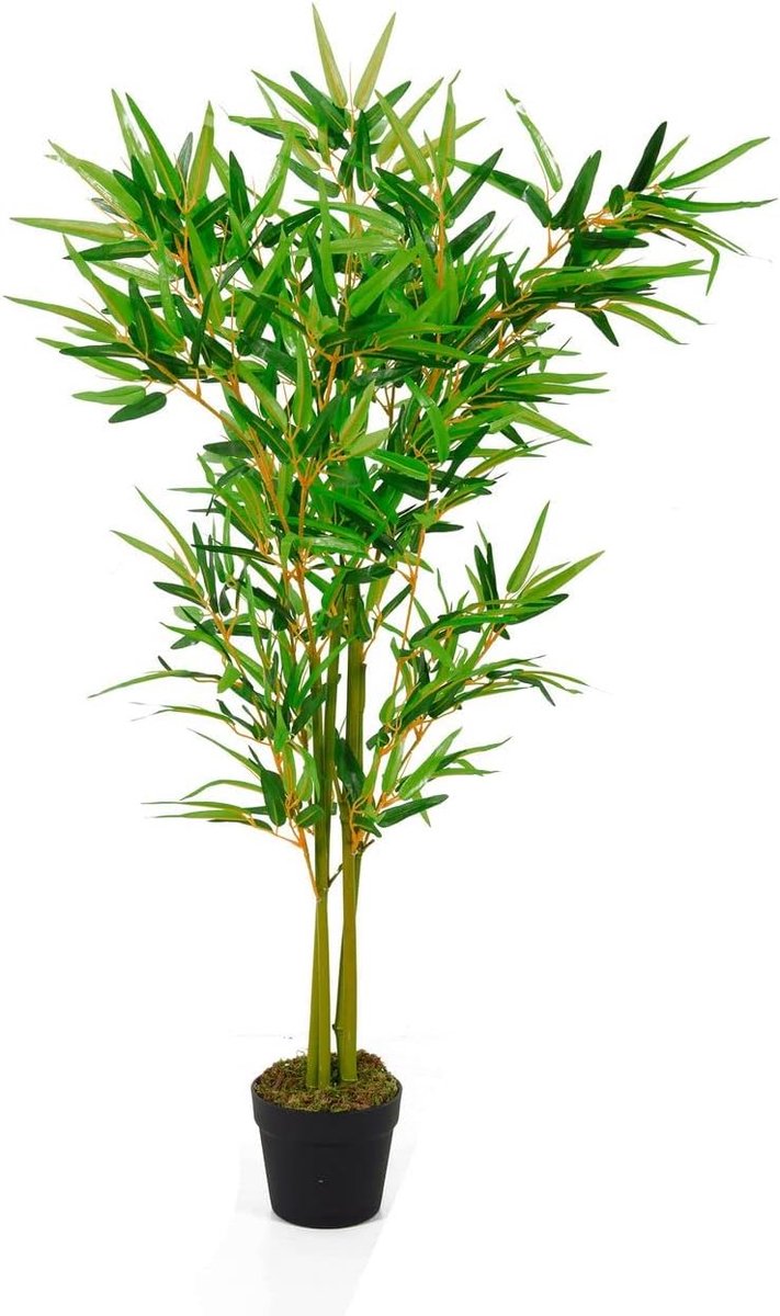 LEX artificial plant bamboo 552 leaves approx. 115 cm - ShopVlot