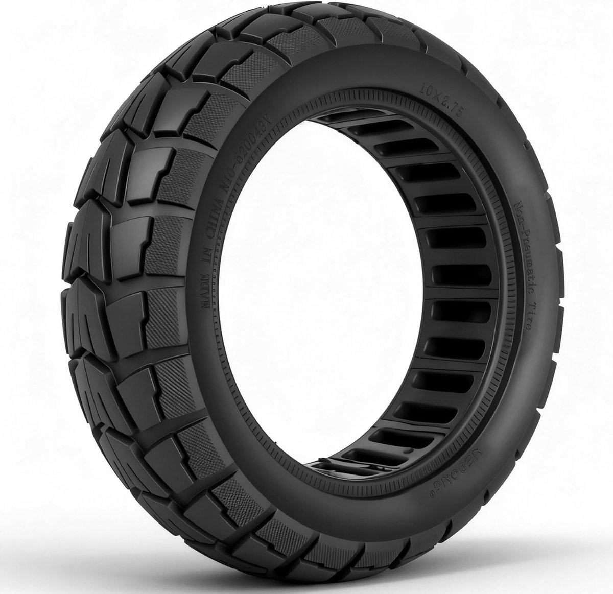 Solid Off-Road Tyre 10 Inch 10 x 2.7 Tyre for Hover-1 Alpha JOYOR S Hiboy Titan PRO Scooter 70/65-6.5 Tubeless Punch - ShopVlot