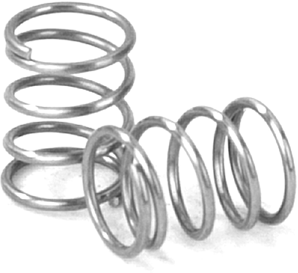 Compression springs 5mm stainless steel spring 304 thread diameter 0.35mm outer diameter 4mm resilience 0.2kg 20 pieces - ShopVlot