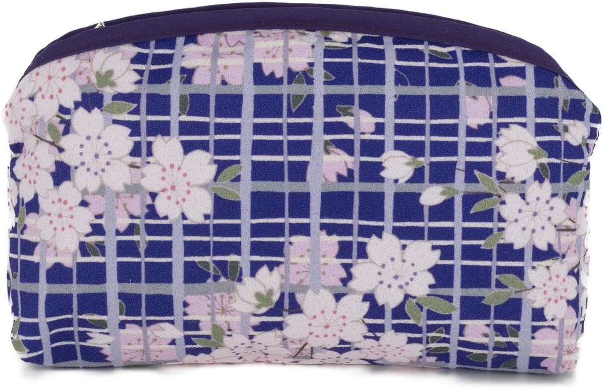Small Makeup Bag Made in Japan/Cute Travel Cosmetic Bag for Women Girls, Sakurakoushi/Purple - ShopVlot