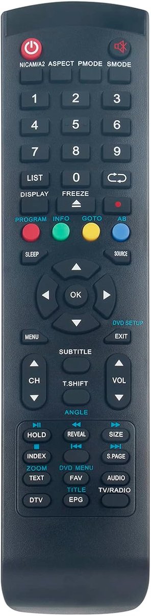 ALLIMITY Replace remote control suitable for Akai MIIA TV MTV-H32DLEHD AKTV3210 AKTV3213TS AKTV190 AKTV2412SH AKTV3218 - ShopVlot