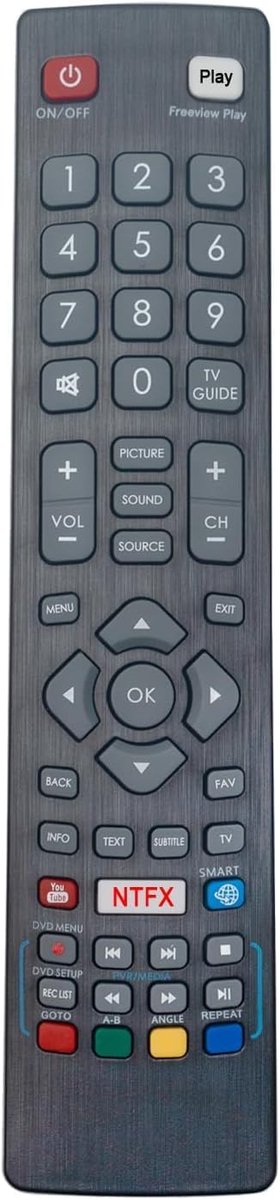 ALLIMITY Remote Control Replace fit for Polaroid Blaupunkt 32/138Q-GB-11B4-EGPF-UK 32/138M-GB-11B4-EGPX-UK - ShopVlot