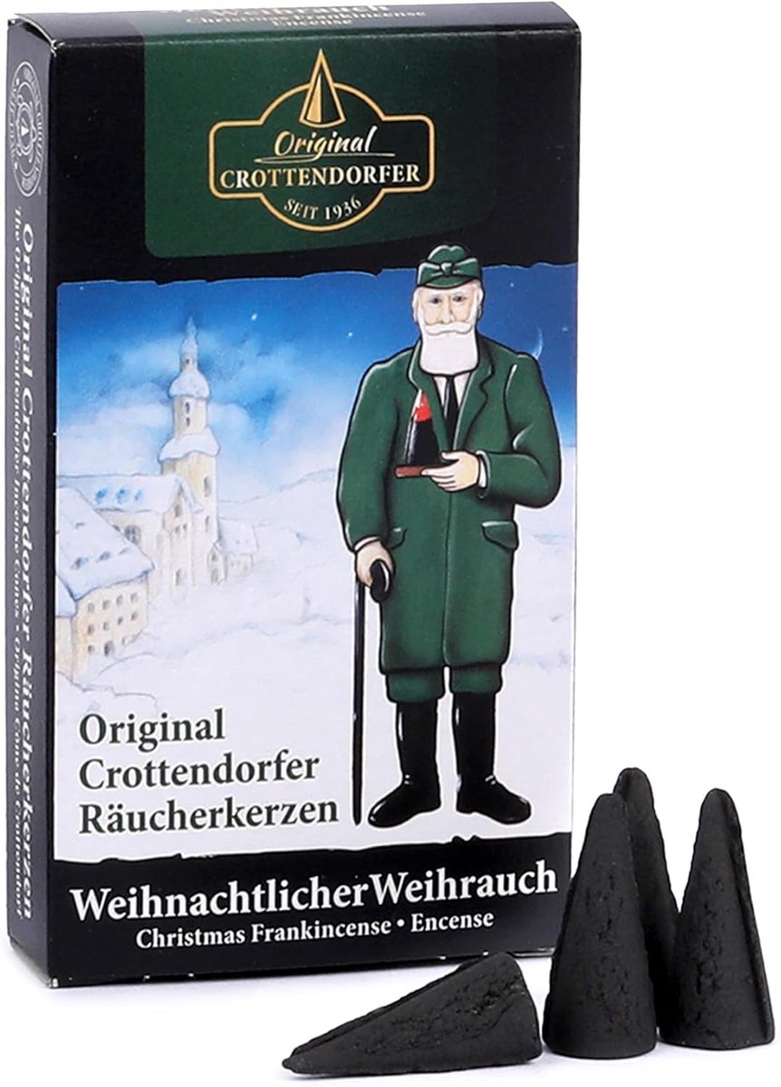 Crottendorfer 1001 original incense cones "Christmas Incense" 24 pieces, size M - ShopVlot