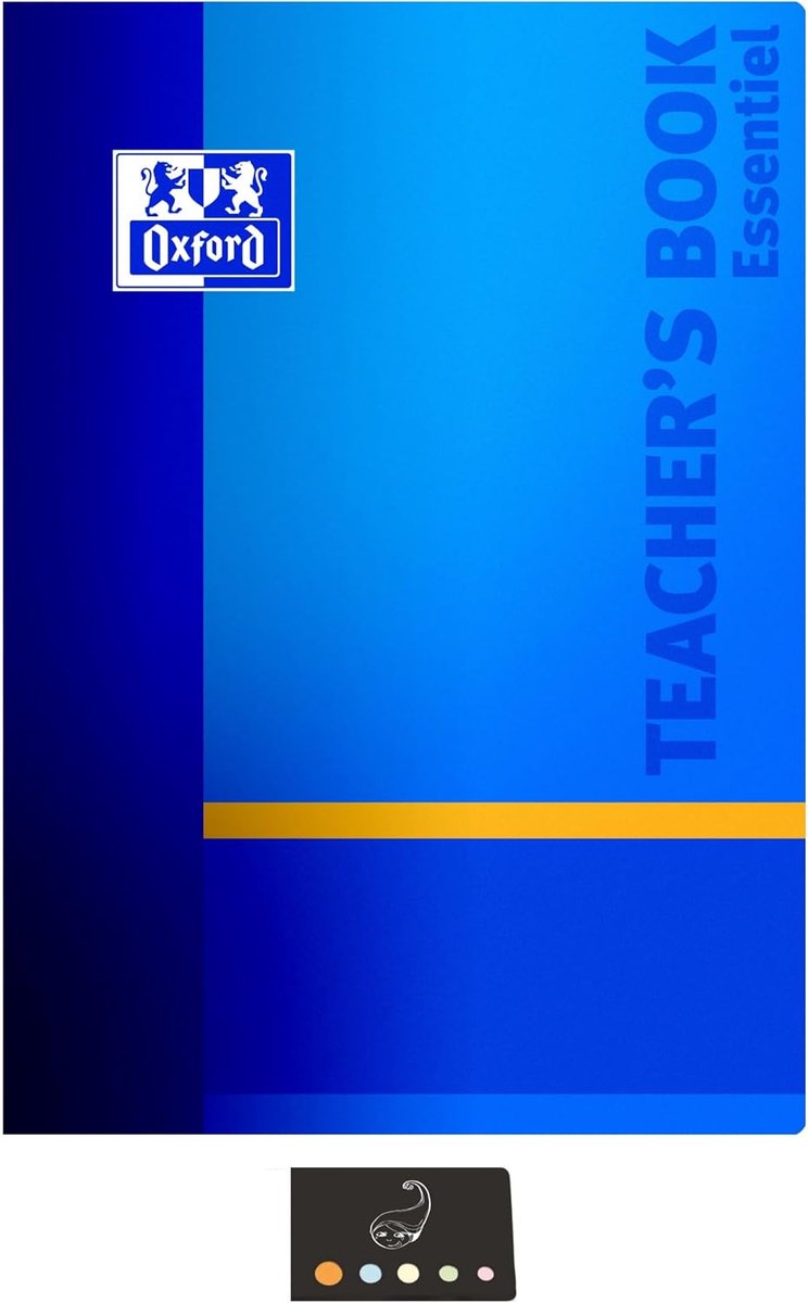 Teacher Set Diary Blue Oxford Seven 2017 August 2018 + 1 Ballpen Blumie - ShopVlot