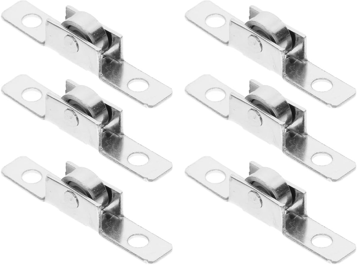 Angoily 6 pieces furniture wardrobe wardrobe sliding door roller wheel sliding patio door roller assembly sliding door - ShopVlot