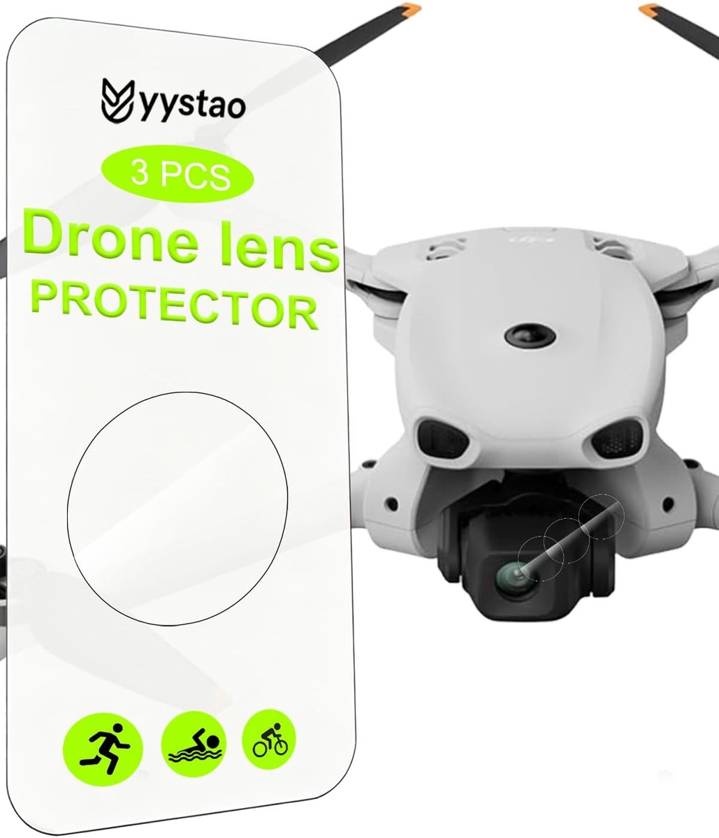 Lensbeschermfolie voor DJI Lito 1 2026, 9H gehard glas drone-camera-lensfolie, HD-helder, krasbestendig - ShopVlot