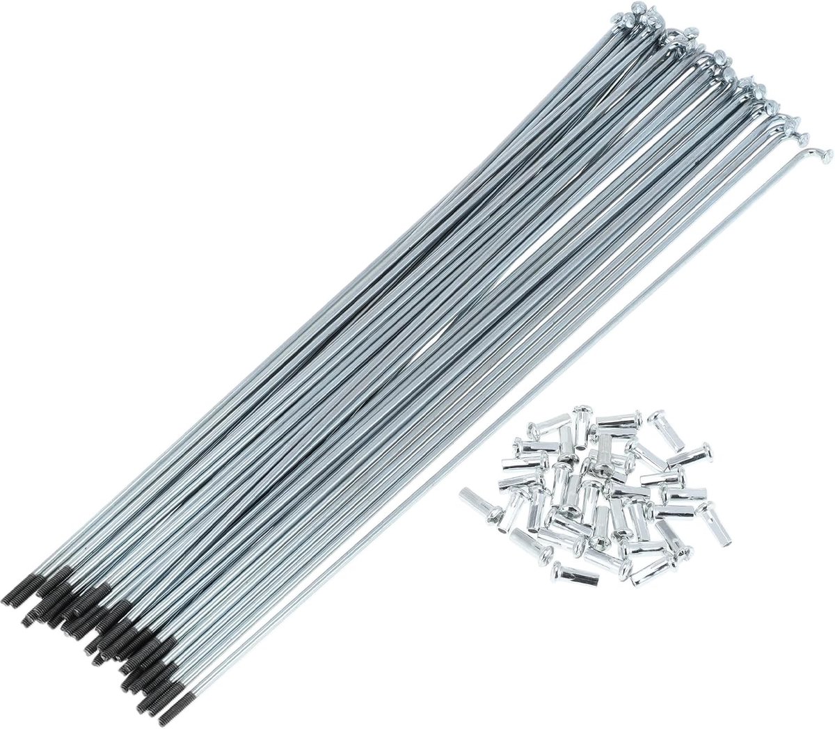 Fietsspaken fietswiel spaken zilverkleurige 1 set 13 G 229 mm lengte 45 staal verzinkt - ShopVlot