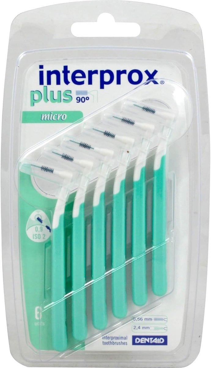 Interprox 0.55mm Green Micro Plus Interproximal Brush - of Interprox - ShopVlot