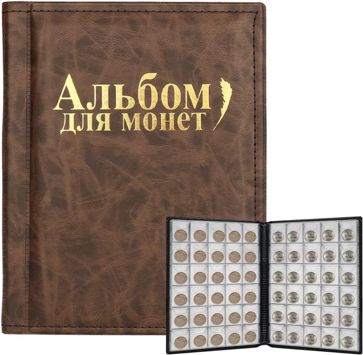 Coin Collector Bags, Coin Collector Album, 250 Pouches, Leather Albums, Collectible Album, Coin Album Book, Coin - ShopVlot