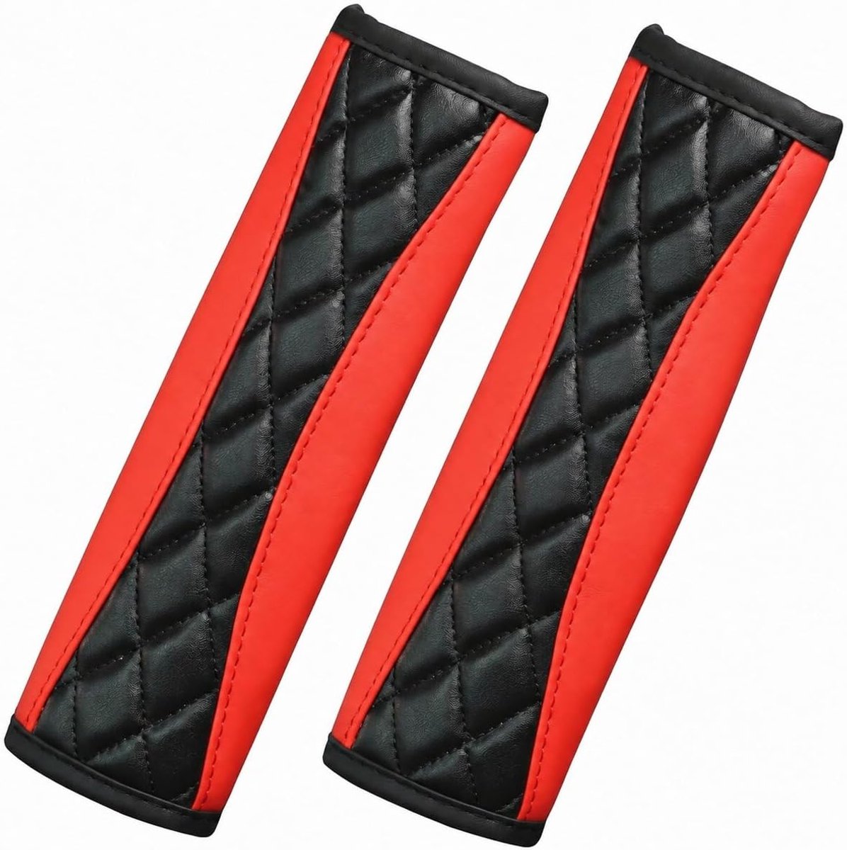 veiligheidsgordelkussens 2 stuks - polyester - zacht en comfortabel - schouderbescherming voor lange reizen - ShopVlot
