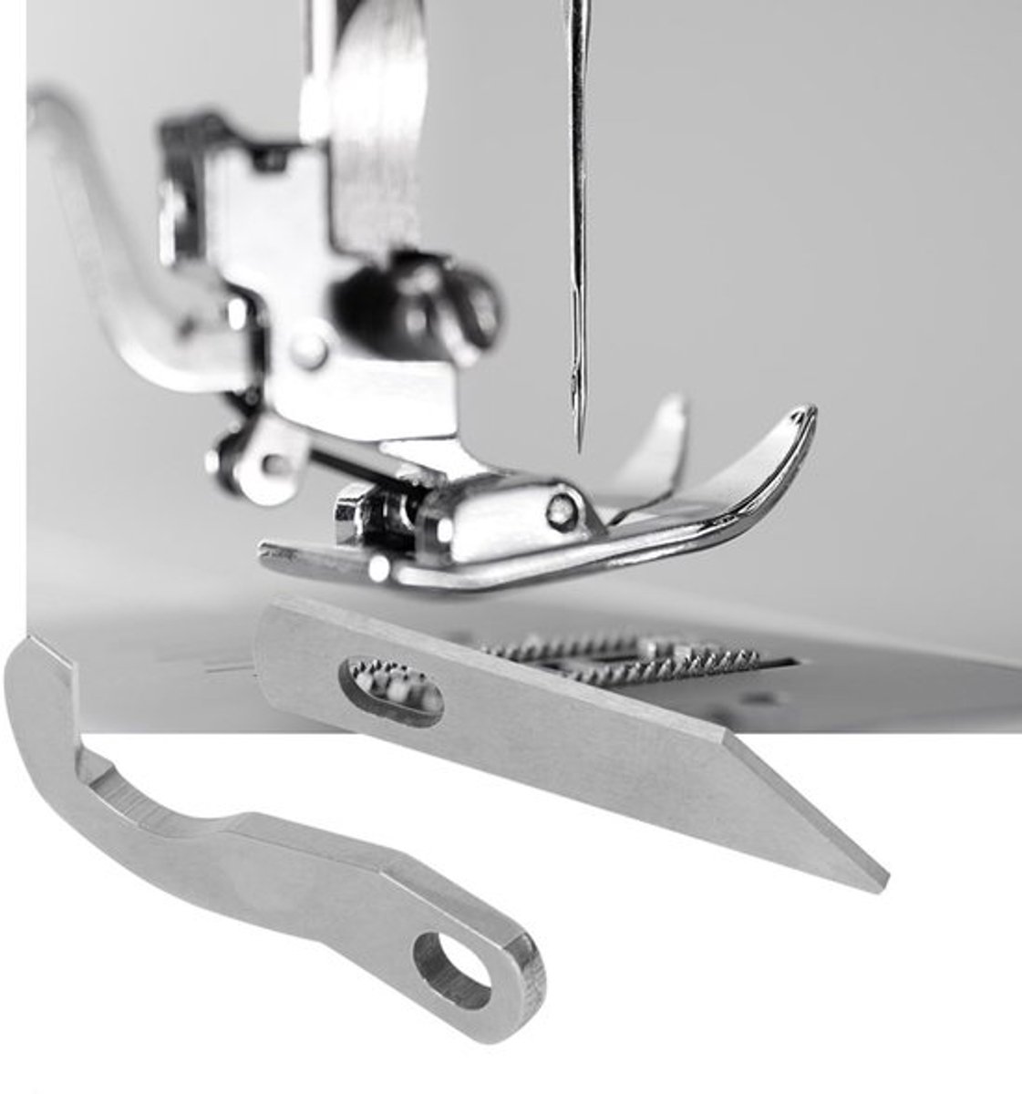 Overlock-messenset professioneel - Nauwkeurige hoekmessen - Duurzaam metaal - Eenvoudig te vervangen - Geschikt voor 925D/929D/1034D/3034D - Optimale prestaties - Snijmes