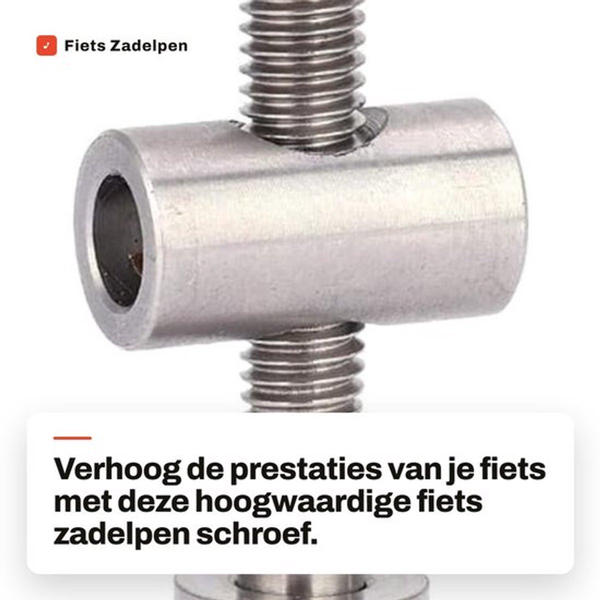 Zadelpen Vaste Bout - Titanium Schroef - Precisie Draden - Duurzaam - Schokbestendig - Geschikt voor DIY Fietsaccessoires - Fietsschroef