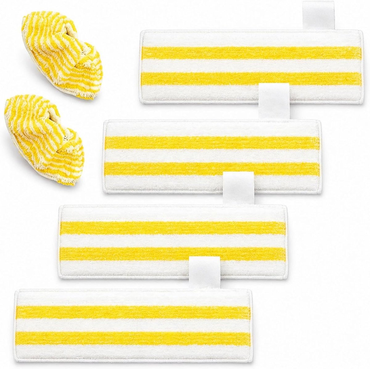 Vervangende microvezeldoeken voor Kärcher Easyfix SC1, SC2, SC3, SC4, SC5, vervangende accessoires met 4 vloerpads en - ShopVlot