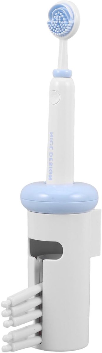 Dubbelzijdige Tongschraper - Tongborstel Set - Dagelijkse Mondverzorging - Zacht Siliconen Materiaal - 15.5 cm Lengte - Hemelsblauw