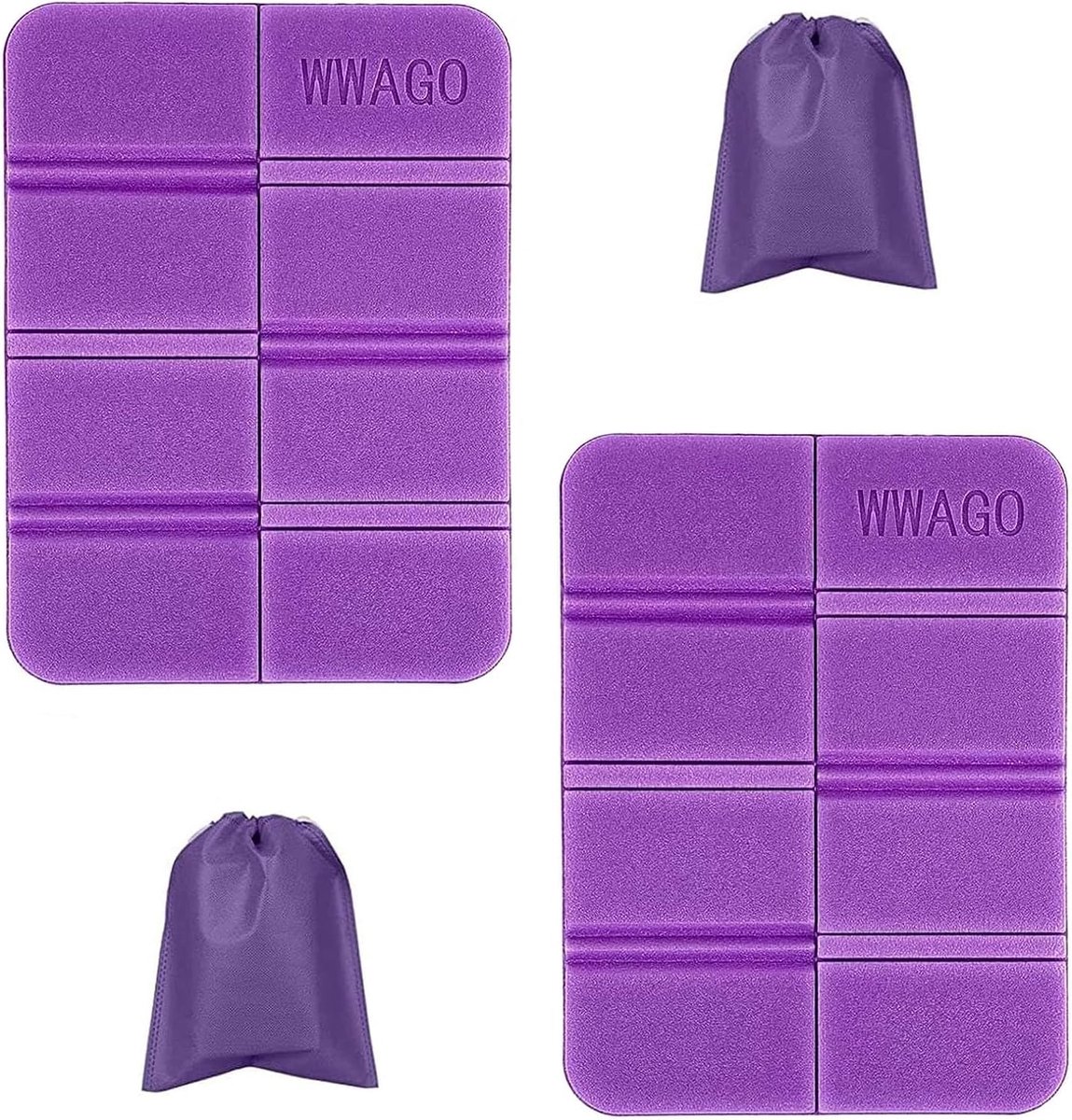 Foldable Seat Cushion Outdoor Cushion 20Pcs Waterproof Playground Mat Hiking Stadium Thermal Seat Mat for on the Go - ShopVlot
