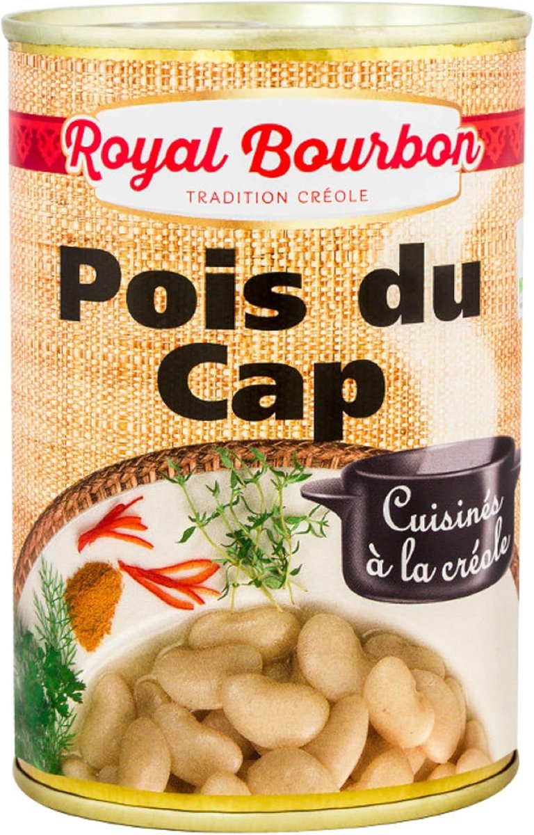 Cape peas cooked with Creole ROYAL BOURBON 400g Reunion - Set of 3 - ShopVlot